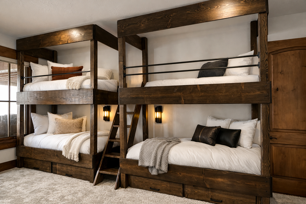 Park City Mountain Custom Bunk Bed view 6